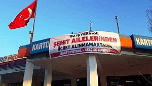 DİNLENME TESİSİNDEN ŞEHİT AİLELERİNE ÜCRETSİZ YEMEK 