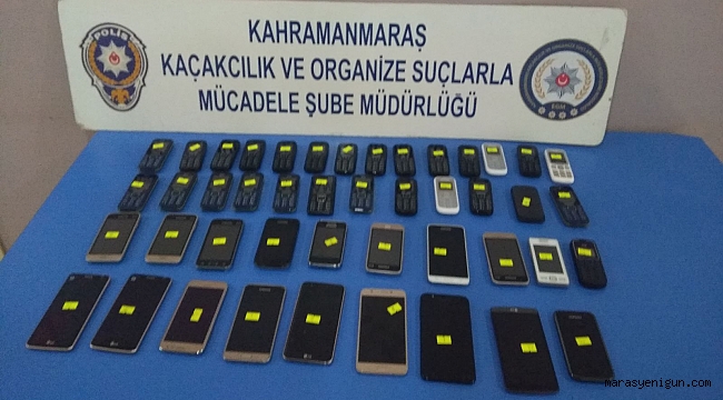 KOM ŞUBEDEN KAÇAK TELEFON OPERASYONU