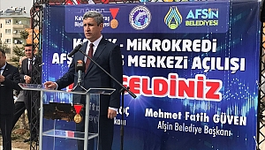 MİKRO KREDİ AFŞİN SATIŞ MERKEZİ AÇILDI