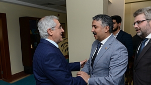 MİLLETVEKİLİ DİLİPAK VE AK PARTİ TEŞKİLATI REKTÖR CAN’I ZİYARET ETTİ