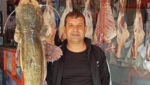 OLTAYLA 45 KİLOLUK YAYIN BALIĞI YAKALADI 