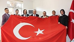 YERE DÜŞEN BAYRAĞI KALDIRAN 112 PERSONELİNE TEŞEKKÜR BELGESİ 
