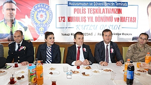 BAŞKAN BOZDAĞ, POLİSLERLE BİR ARAYA GELDİ