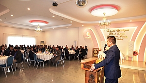 BAŞKAN OKUMUŞ; DİN GÖREVLİLERİ İLE İSTİŞARE TOPLANTISINDAN BİRARAYA GELDİ