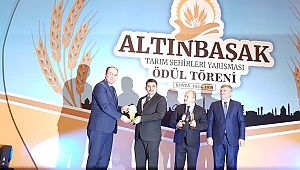 BÜYÜKŞEHİR’E BİR ÖDÜL DE TARIMDAN GELDİ