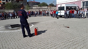 BÜYÜKŞEHİR İTFAİYESİ’NİN EĞİTİM VE TATBİKATLARI HIZ KESMİYOR