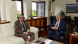 İL MÜFTÜSÜ SÜRGEÇ’TEN REKTÖR CAN’A ‘HAYIRLI OLSUN’ ZİYARETİ