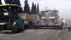 KARAZİYARET’TE SICAK ASFALT ÇALIŞMASI