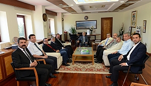 TÜRK EĞİTİM-SEN KAHRAMANMARAŞ 1 NOLU ŞUBE YÖNETİMİ, REKTÖR CAN’I ZİYARET ETTİ