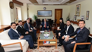 ÜLKÜ OCAKLARI İL BAŞKANLIĞINDAN REKTÖR CAN’A ‘HAYIRLI OLSUN’ ZİYARETİ