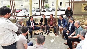 BAŞKAN ERKOÇ’TAN ESNAFLARA ZİYARET