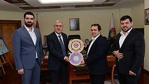 DAVARCIOĞLU REKTÖR CAN’I ZİYARET ETTİ