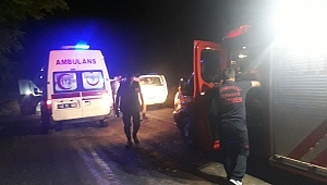 OBRUĞA DÜŞEN ADAMI İTFAİYE KURTARDI