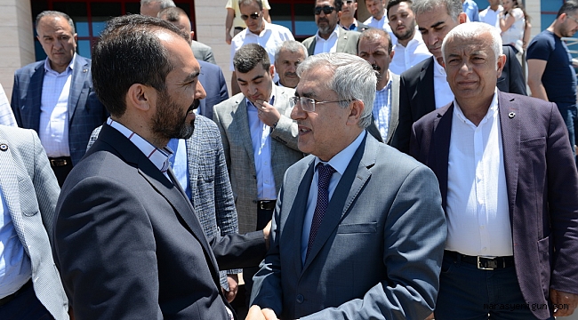 AK PARTİLİ ÖZDEMİR, DEN KSÜ YÖNETİMİNE ZİYARET
