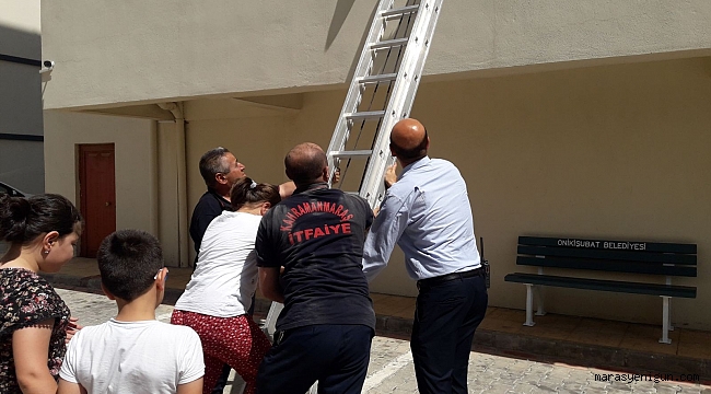 APARTMANDA ÇIKAN YANGIN PANİĞE NEDEN OLDU
