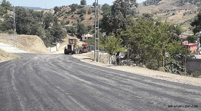 İSMAİLLİ YOLUNA SICAK ASFALT