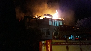KAHRAMANMARAŞ’TA KORKUTAN YANGIN 