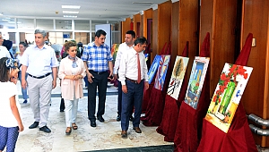 KAMEK RESİM SERGİSİ AÇILDI