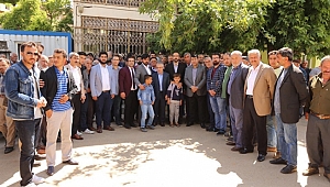 ÖZDEMİR'E AFŞİNDE ÇOŞKULU KARŞILAMA 