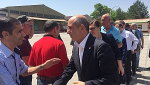 ÖZTUNÇ, ELBİSTAN ŞEKER FABRİKASI’NA SAHİP ÇIKTI!