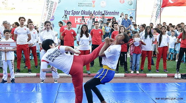 YAZ SPOR OKULLARININ 15.’Sİ AÇILDI