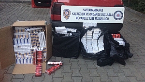 KAHRAMANMARAŞ'TA 2 BİN 460 PAKET KAÇAK SİGARA ELE GEÇİRİLDİ 