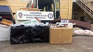 KAHRAMANMARAŞ’TA KAÇAK SİGARA OPERASYONU 
