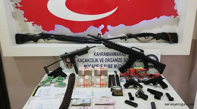 KAHRAMANMARAŞ’TA ORGANİZE SUÇ ÖRGÜTÜNE ŞAFAK OPERASYONU: 7 GÖZALTI
