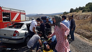 KAHRAMANMARAŞ’TA TRAFİK KAZASI: 1 ÖLÜ, 5 YARALI 