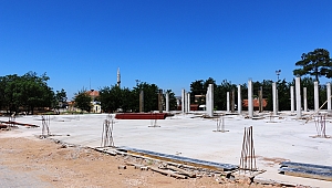 KAPALI PAZAR YERİNDE ÇALIŞMALAR TÜM HIZIYLA DEVAM EDİYOR