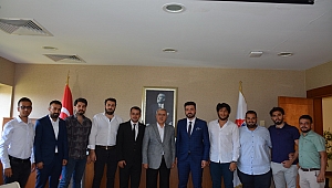 REKTÖR CAN, GENÇ BİRLİK KAHRAMANMARAŞ ŞUBESİ ÜYELERİNİ AĞIRLADI