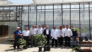 REKTÖR CAN, SERA VE UYGULAMA BAHÇELERİNDE İNCELEMELERDE BULUNDU