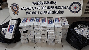 SİGARA KAÇAKÇILARI POLİSTEN KAÇAMADI 