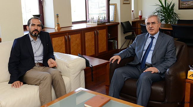 AK PARTİ MİLLETVEKİLİ ÖZDEMİR, REKTÖR NİYAZİ CAN’I ZİYARET ETTİ