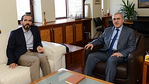 AK PARTİ MİLLETVEKİLİ ÖZDEMİR, REKTÖR NİYAZİ CAN’I ZİYARET ETTİ