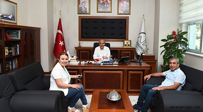 ANADOLU BASIN YAYIN BİRLİĞİNDEN BAŞKAN OKAYA ZİYARET