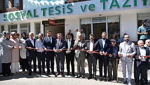 GÖKSUN’DA 5 TESİS TOPLU AÇILIŞ TÖRENİ İLE HİZMETE GİRDİ