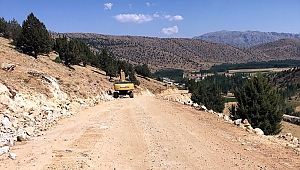SOĞUKPINAR YOLUNDA GENİŞLETME ÇALIŞMALARI