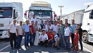 TIR ŞOFÖRÜNÜN ÇOCUKLUK HAYALİ GERÇEK OLDU 