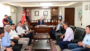 BAŞKAN ERKOÇ’TAN ÇAĞLAYANCERİT BELEDİYESİNE ZİYARET