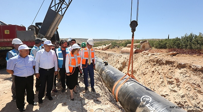 DEV İÇME SUYU PROJESİNDE ÇALIŞMALARIN YÜZDE 82'Sİ TAMAMLANDI