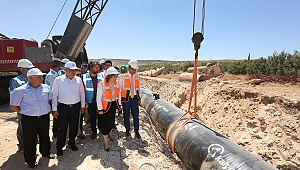 DEV İÇME SUYU PROJESİNDE ÇALIŞMALARIN YÜZDE 82'Sİ TAMAMLANDI 