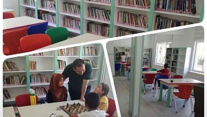 KAHRAMANMARAŞ MERKEZ ÇOCUK KÜTÜPHANESİ YENİLENDİ.