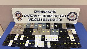 KAHRAMANMARAŞ’TA 91 ADET KAÇAK TELEFON ELE GEÇİRİLDİ 