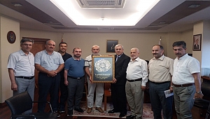 MERDAN VE LİDER GENÇLİK DERNEKLERİ REKTÖR CAN'I ZİYARET ETTİ