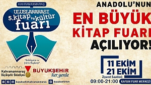 5. KİTAP VE KÜLTÜR FUARI 11 EKİM'DE AÇILACAK