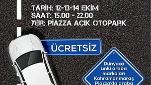 KAHRAMANMARAŞ PİAZZA, OTOMOBİL TUTKUNLARINI BULUŞTURACAK 