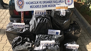 KAHRAMANMARAŞ’TA KAÇAK SİGARA OPERASYONU 