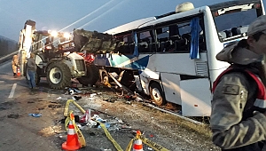 KAZADAN YARA ALMADAN KURTULAN OTOBÜS ŞOFÖRÜ GÖZALTINA ALINDI 