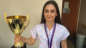 KİCK BOKSÇU HEMŞİRE DUYGU TURAN AVRUPA ŞAMPİYONU OLDU